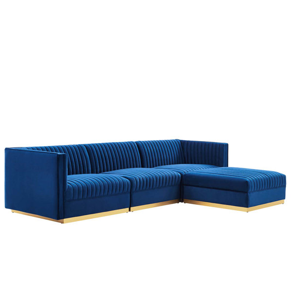 ESTETICA FURNITURE 4 Piece Upholstered Sectional Wayfair